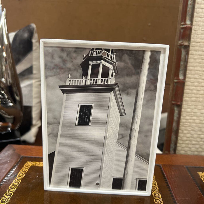 Photo Of Church In Shadow Box w White Frame