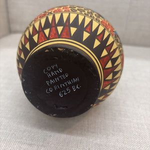 Hand Painted Copy of Corinthian Pottery Vase