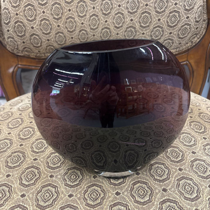 Purple Vase w Oval Opening