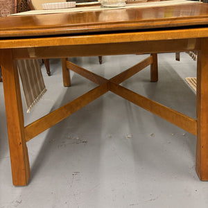 Imperial Loyalist Solid Maple Dining Table w Two 17" Leaves