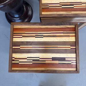 Solid Hardwood Side Table LOCAL ARTIST Mark Brown