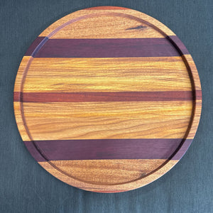 Solid Hardwood Cutting Board/Tray LOCAL ARTIST Mark Brown