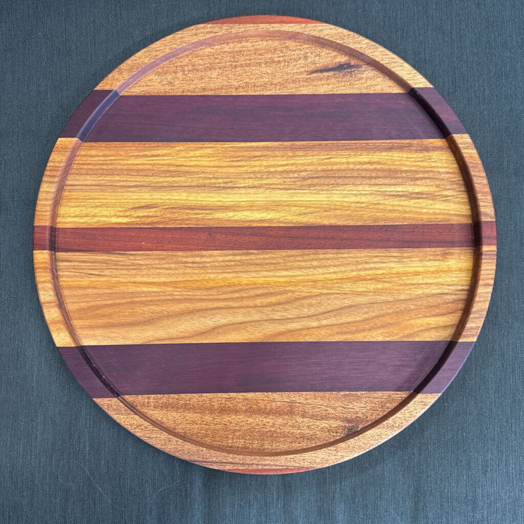 Solid Hardwood Cutting Board/Tray LOCAL ARTIST Mark Brown