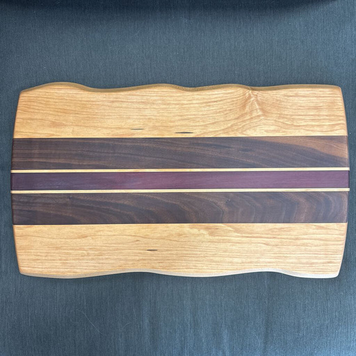 Solid Hardwood Rect. Cutting/Charcuterie Board LOCAL ARTIST Mark Brown
