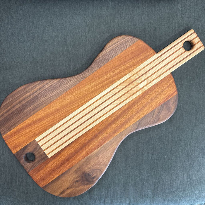 4 String Guitar Serving Board LOCAL ARTIST Mark Brown