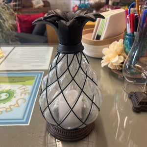Pineapple Lantern w LED Candle