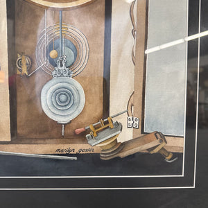 Original Watercolour - Clocks by Marilyn Goslin (Muskoka)