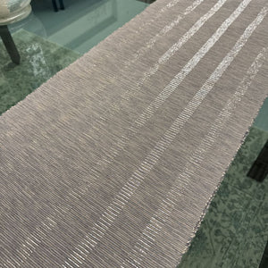 Grey & Silver Table Runner