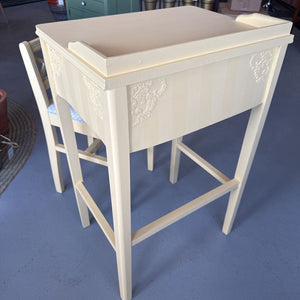 Small Telephone/Laptop Desk w Chair by Local Artist
