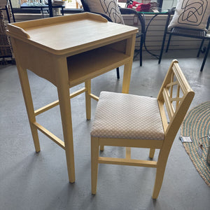 Small Telephone/Laptop Desk w Chair by Local Artist