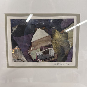 Original Collage by Alec Patterson - in Black Frame