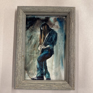 Small Print of Rob Baker (Tragically Hip) by Local Artis Joanne Gervais