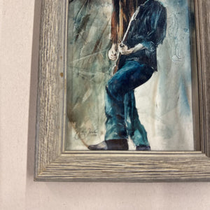 Small Print of Rob Baker (Tragically Hip) by Local Artis Joanne Gervais