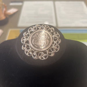 Vintage Silver Plated Brooch