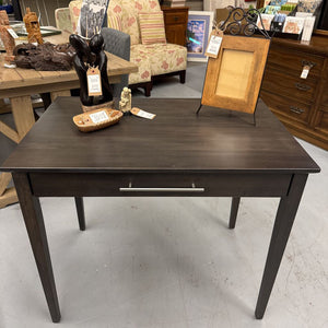 CountryTime Furn. Hardwood Desk w Drawer - Charcoal Grey Finish