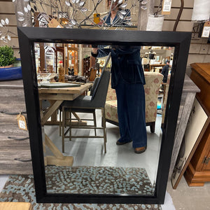 Bevelled Mirror w Black Frame