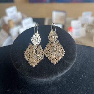 Silver Portugese Gypsy Earrings