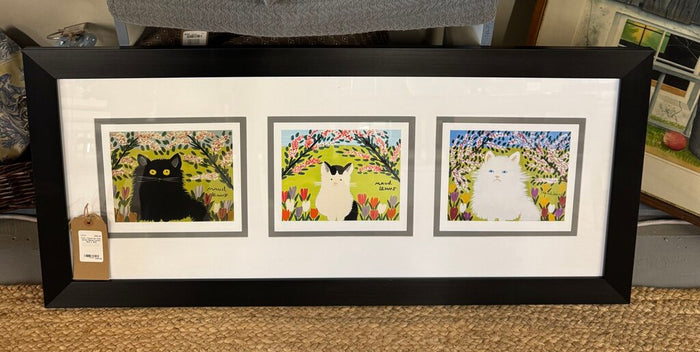Trio - 'Cats' by Cdn. Artist Maud Lewis