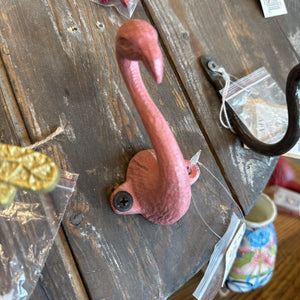 Flamingo Wrought Iron Hook - IRONAGE 365