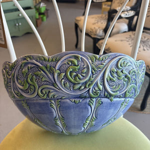 Zanolla Handpainted in Italy Ceramic Wall Shelf