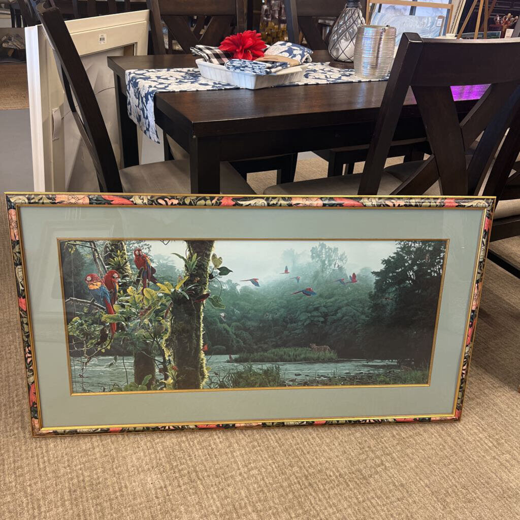 "Rain Forest Rendezvous" Limited Edition Print On Paper By Rod Frederick