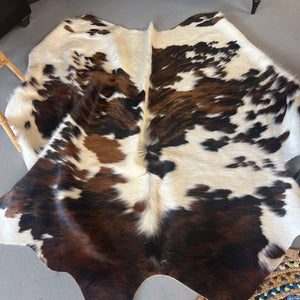 Cowhide Rug - Multi Brown, Black & Ivory (Quebecuir)