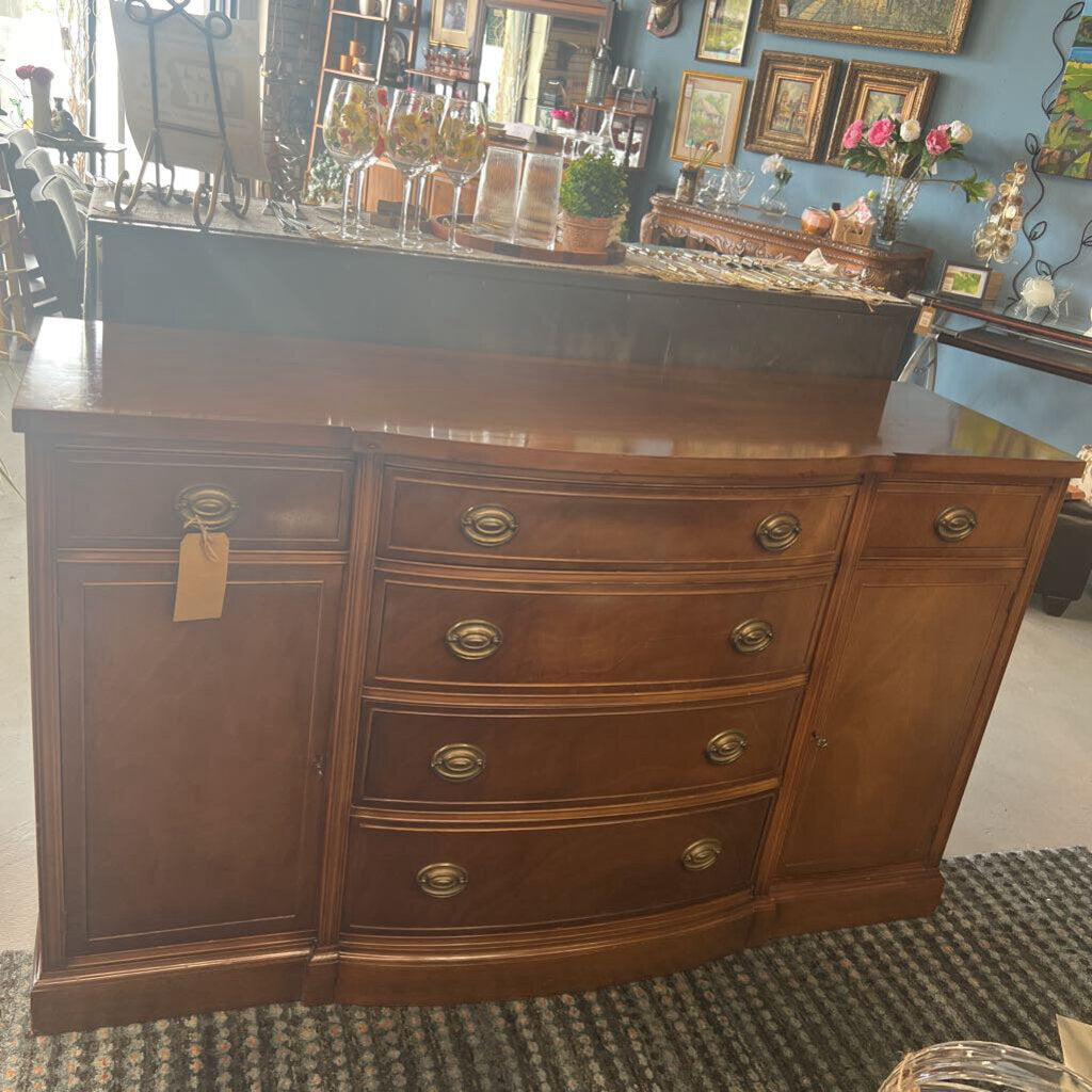 Chippendale Look Walnut Sideboard