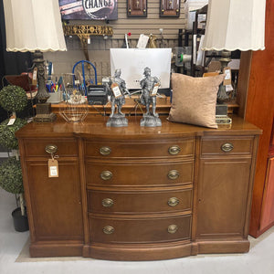 Chippendale Look Walnut Sideboard