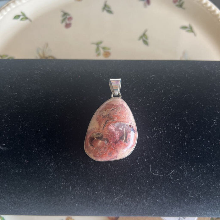 Sterling Silver Bolder Opal Pendant