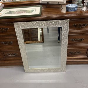Hall Mirror w Silver Square Texture