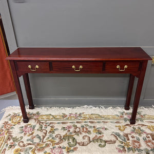 Hall Console Table w 3 Drawers