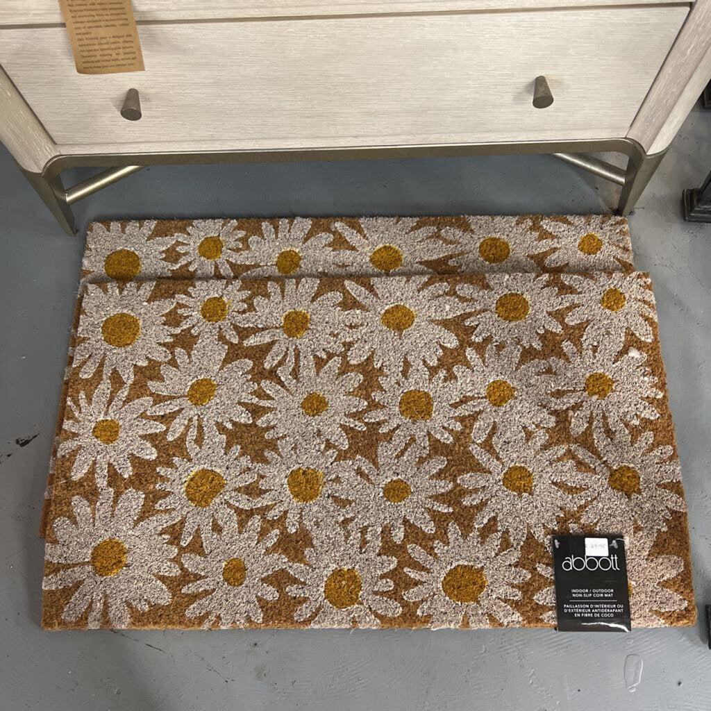 Allover Daisy Doormat (Abbott - 18 x 30)