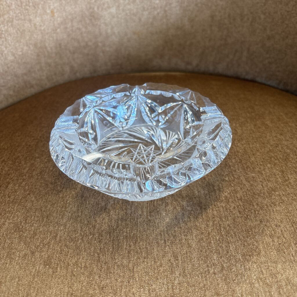 Cut Crystal Candy Dish