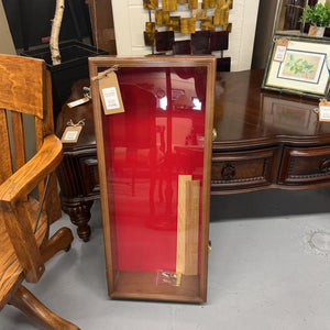 Instrument Shadow Box w Red Fabric Lining