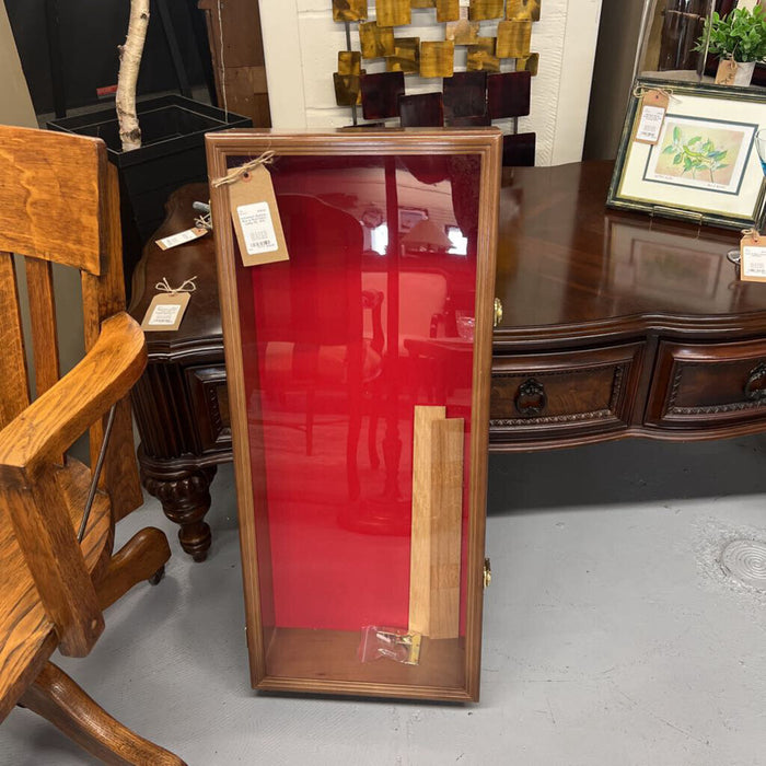 Instrument Shadow Box w Red Fabric Lining