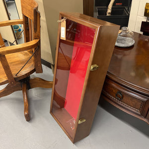 Instrument Shadow Box w Red Fabric Lining