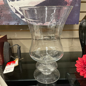 Large Hurricane Glass Vase