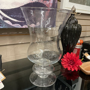 Large Hurricane Glass Vase