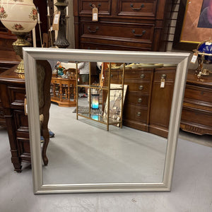 NEW Silver Framed Square Mirror