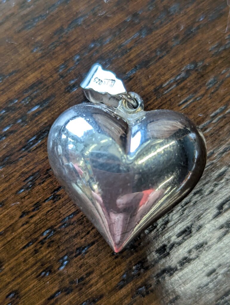Sterling Silver Heart Shape Pendant