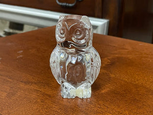 Princess House 24% Lead Crystal Owl Figure