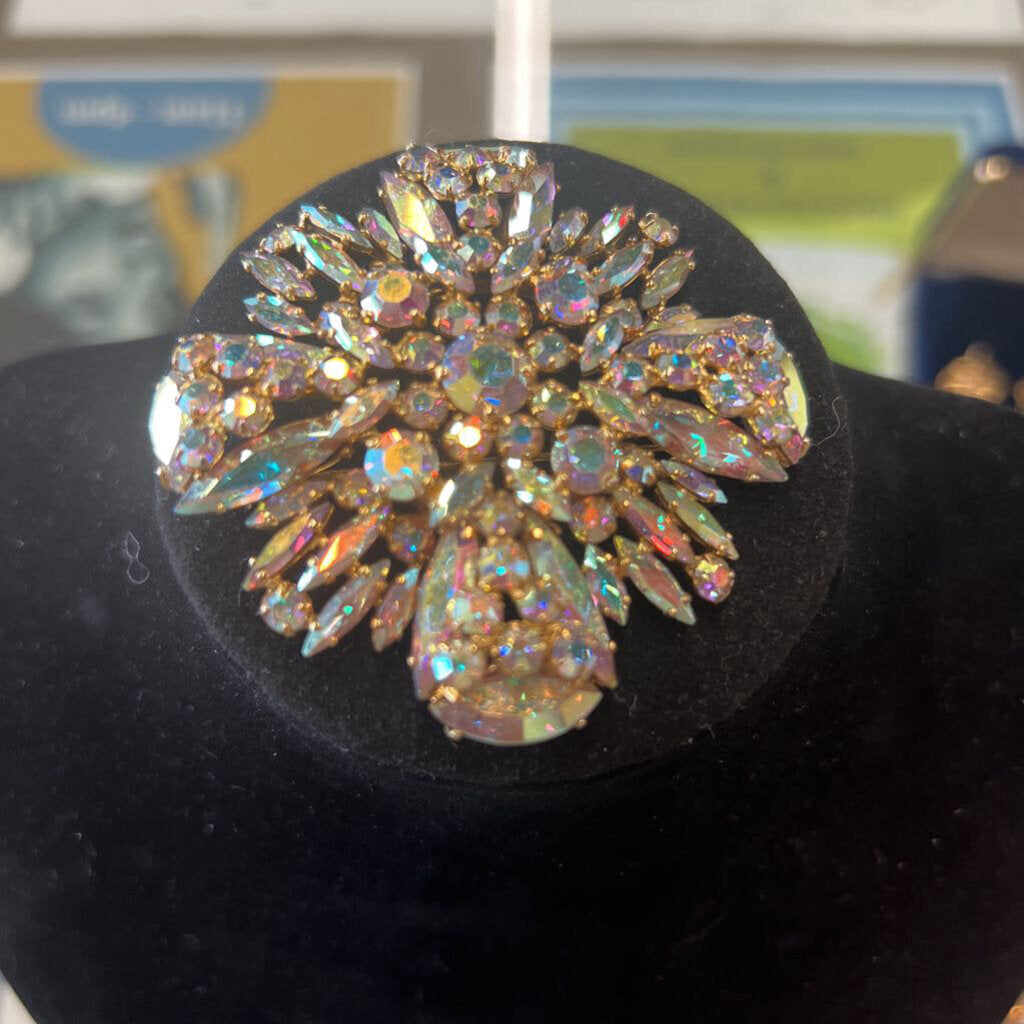 Sherman Rhinestone Pin
