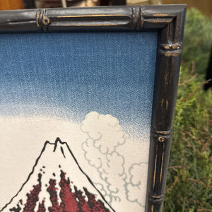 Japanese - Fabric Framed Art - Two Cats