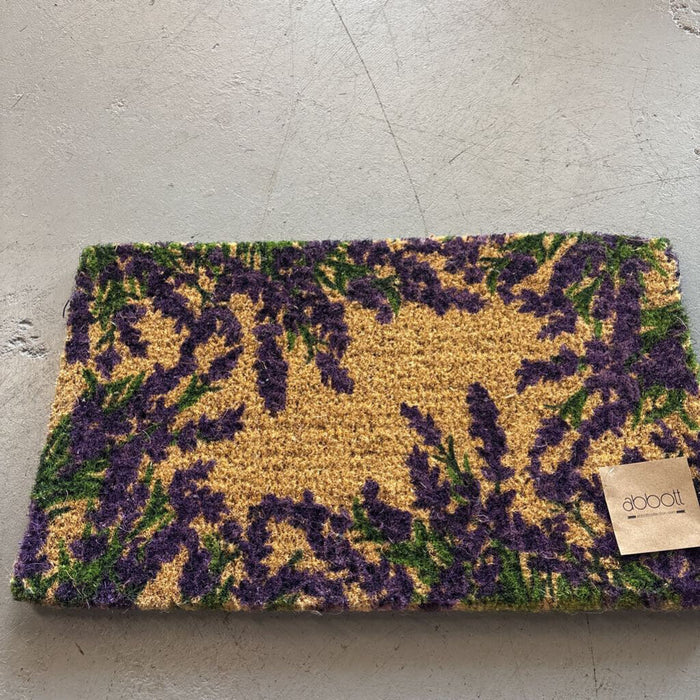 Lavender Border Doormat FL 2754