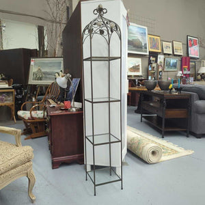 Vintage Metal Plant Shelf/Stand 67"H