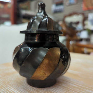 Bronze Pot Swirl Detail