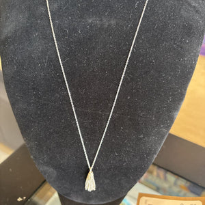 Sterling Silver Necklace with Tassel