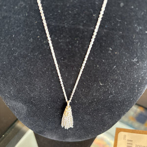 Sterling Silver Necklace with Tassel