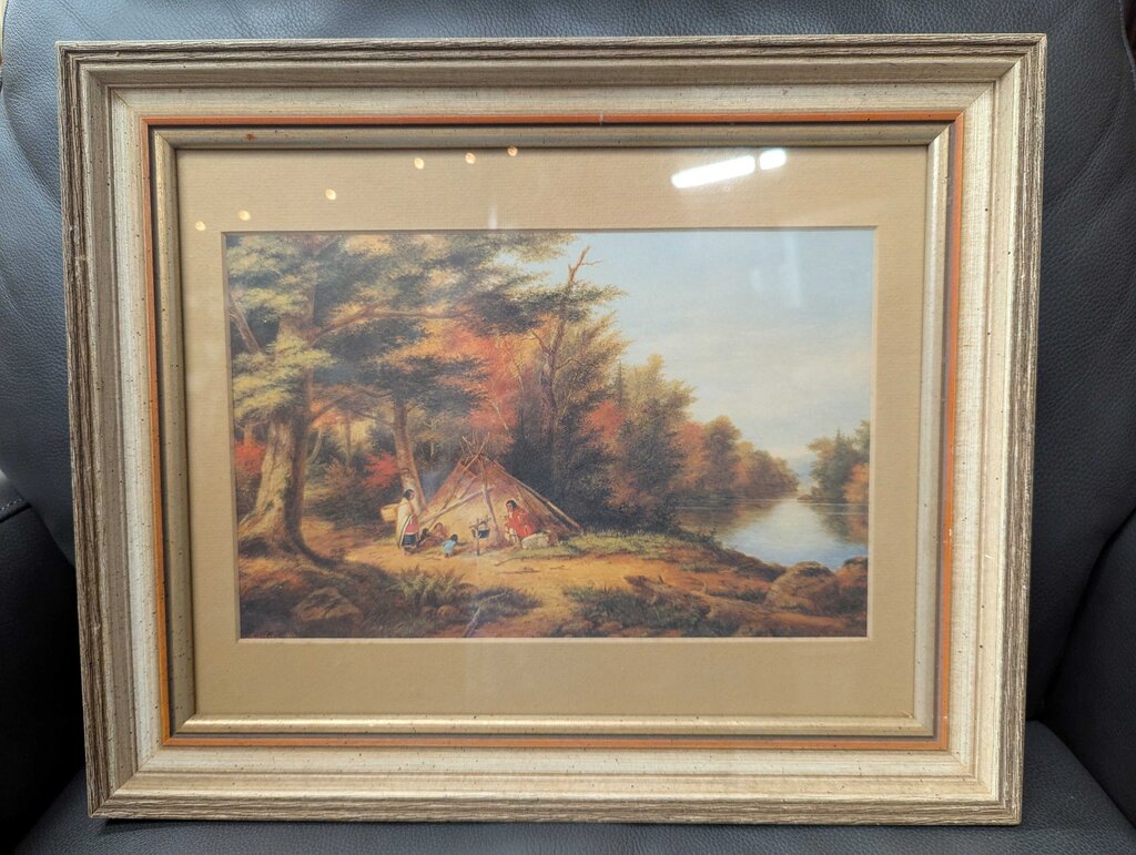 Kreighoff Framed Print - Shore Camp