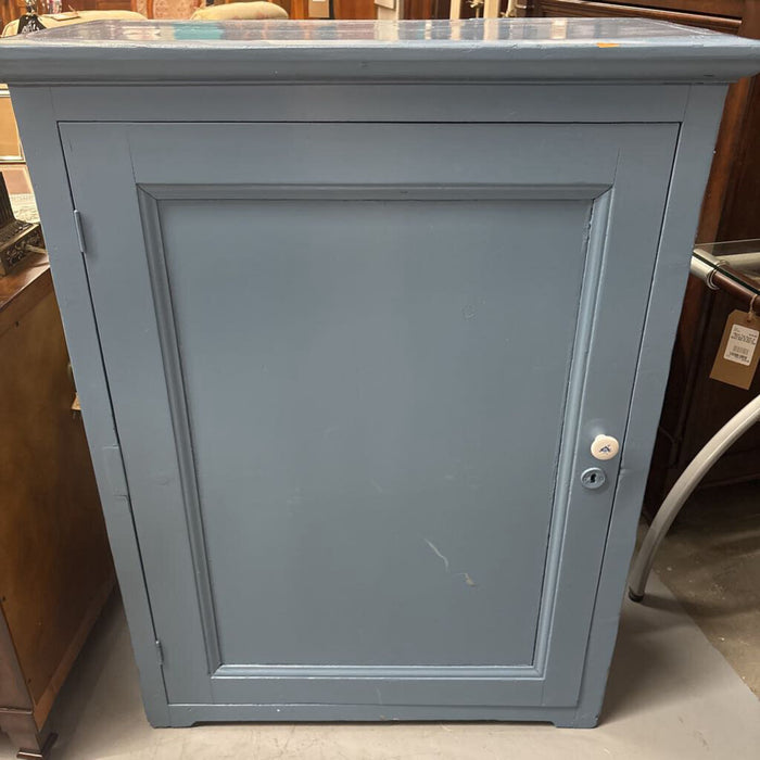 Antique Baby Blue Storage Cupboard